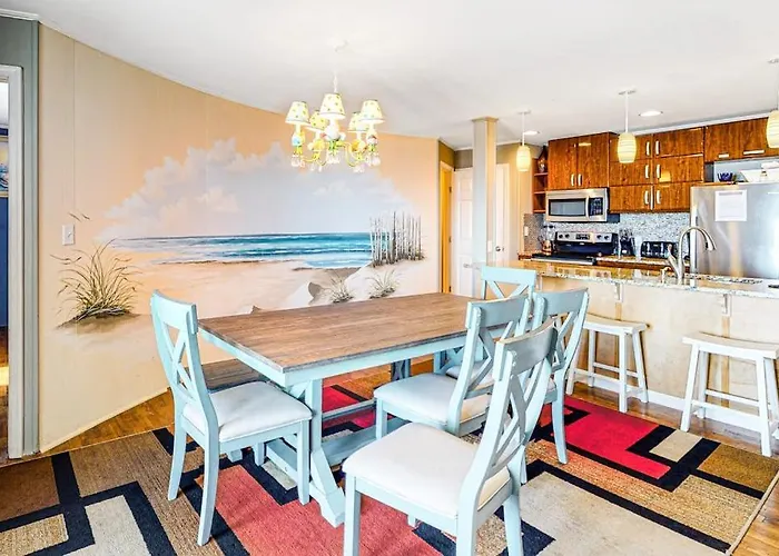 Oceanfront Happy House Duplex With Ocean View Wifi Washer & Dryer & Direct Access